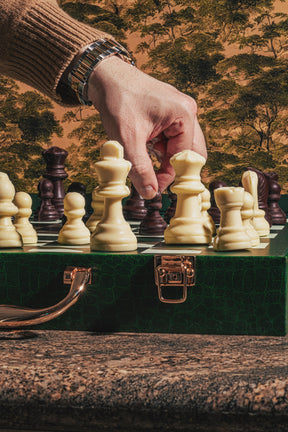 Luxury Grandmaster Chocolate Chess Pieces Set