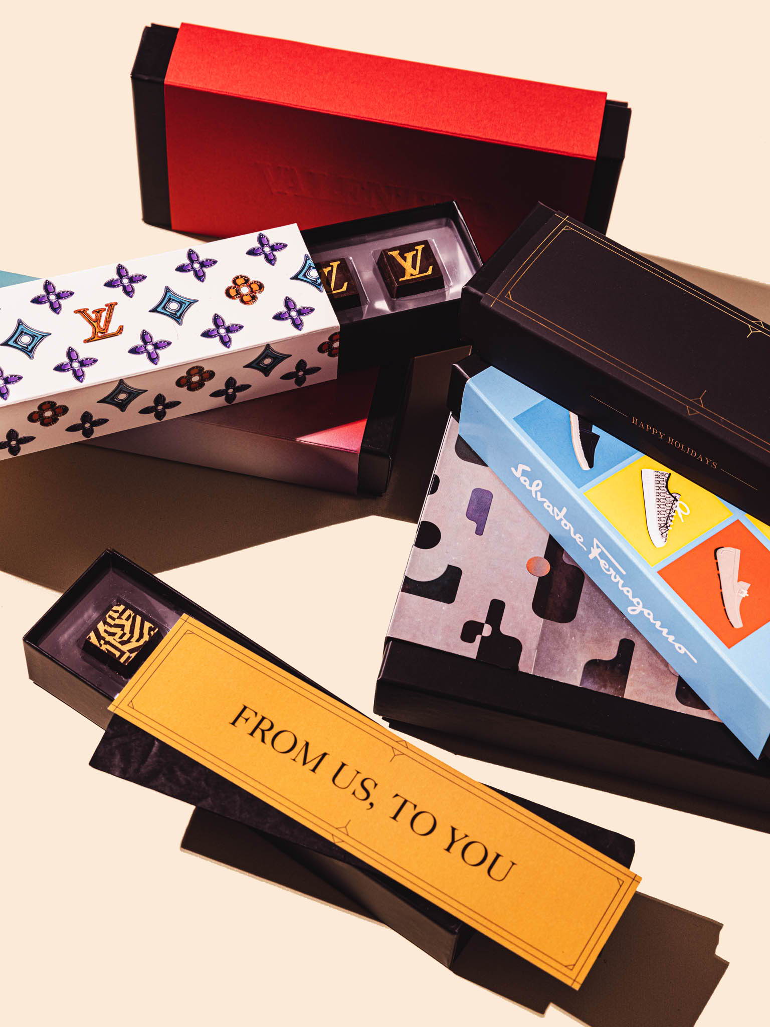 Holiday Custom Chocolate Corporate Gift