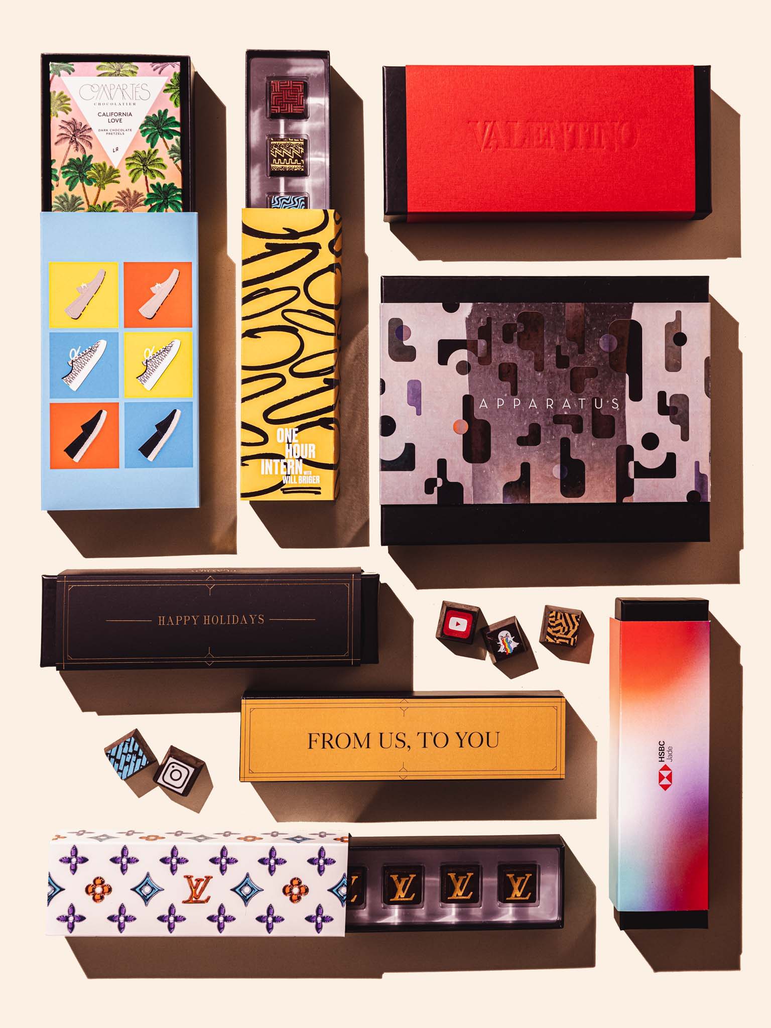 Valentino Custom Chocolate Corporate Gift