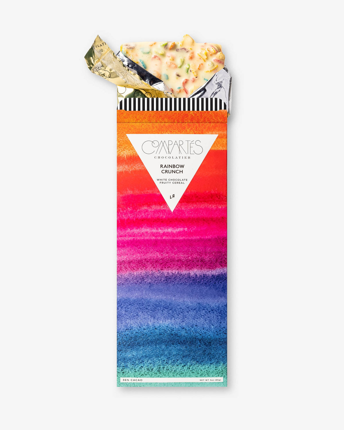 Premium Chocolate Gifts - Rainbow Crunch Gourmet Chocolate Bar