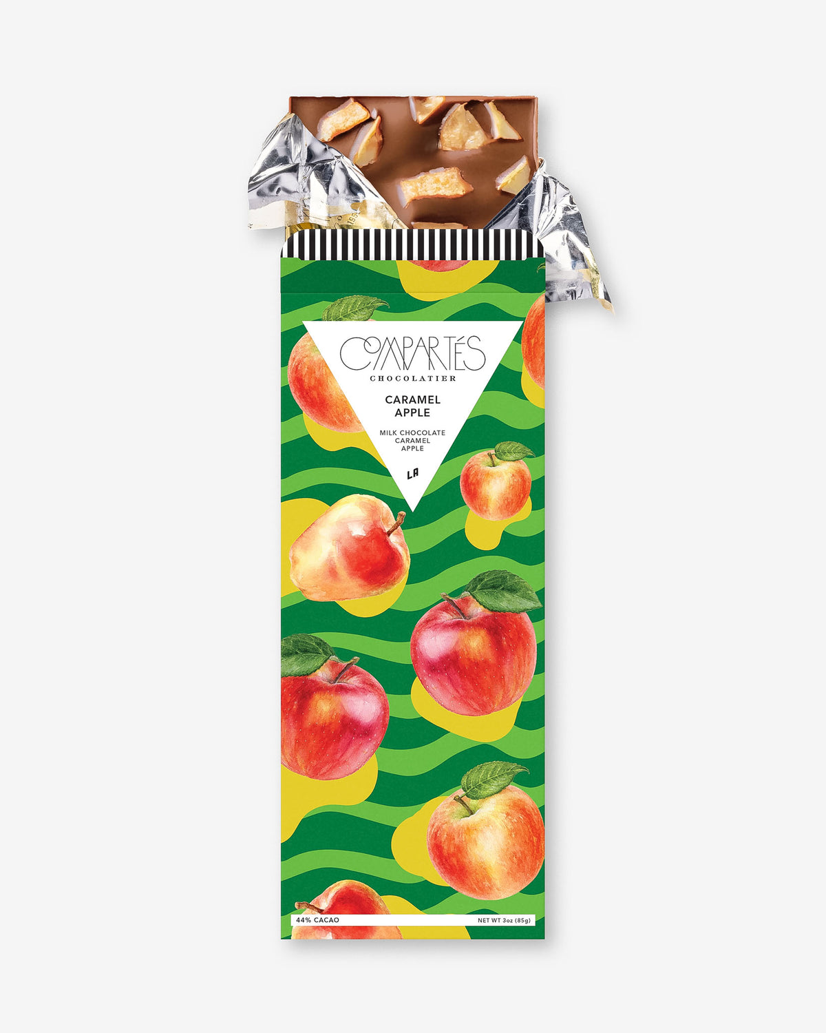 Luxury Chocolate Gift - Gourmet Milk Chocolate Caramel Apple Bar - Made in Los Angeles