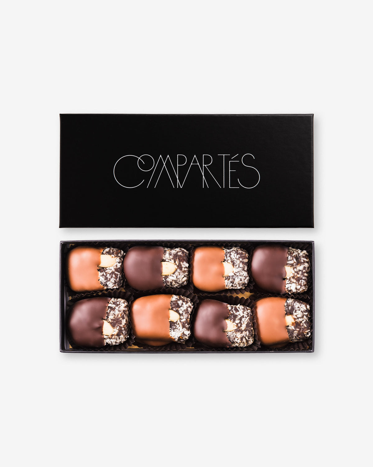 Chocolate Dipped Coconut Date Delights