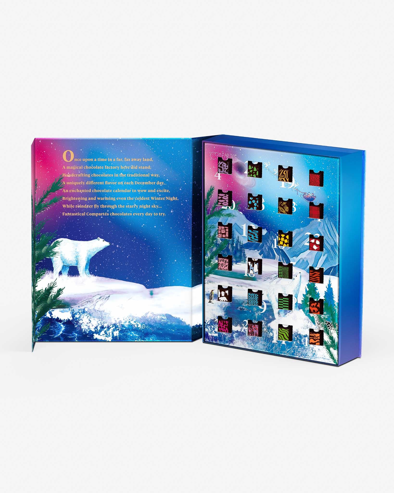 Chocolate Advent Calendar Gift - Gourmet Advent Calendars Limited Edition Chocolates
