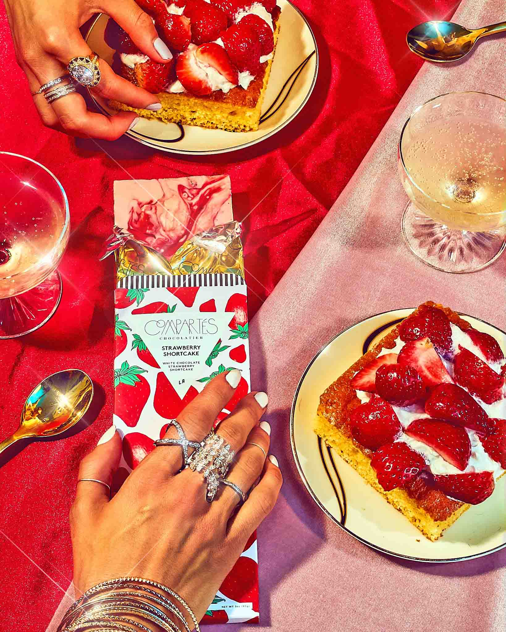 Gourmet Strawberry Shortcake Chocolate Bar Gift