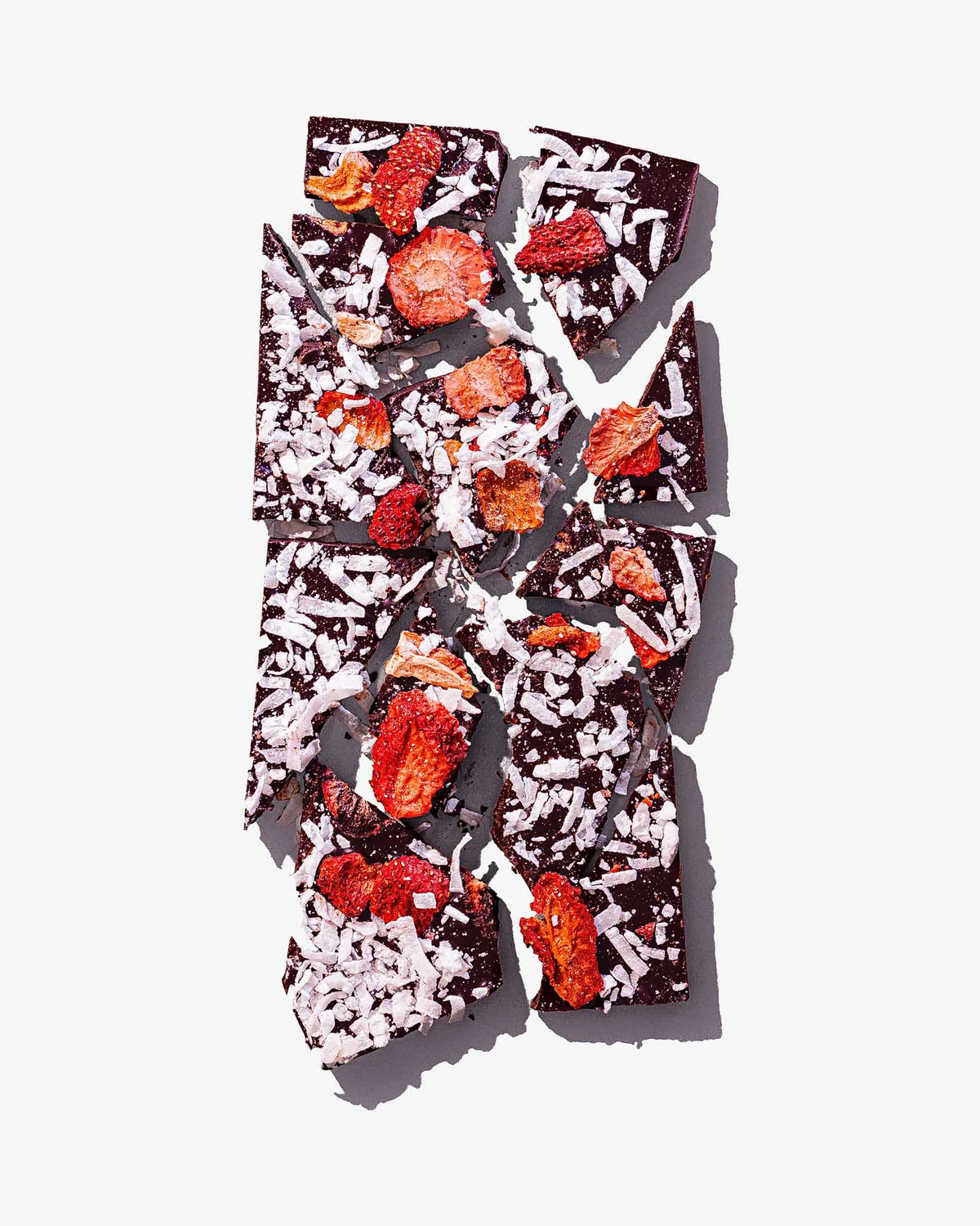 Vegan Luxury Dark Chocolate Bar Strawberry Coconut - Made in Los Angeles